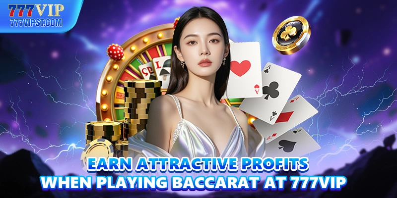 Earn attractive profits when playing Baccarat at 777VIP